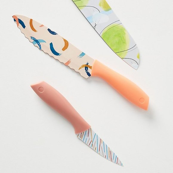 new ANTHROPOLOGIE Bodega Kitchen Knives - Picture 2 of 2